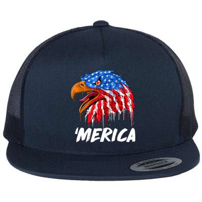 Sweet Merica Ball Eagle Flatbill Hat
