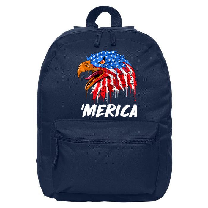 Sweet Merica Ball Eagle 16 in Basic Backpack