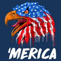 Sweet Merica Ball Eagle 16 in Basic Backpack