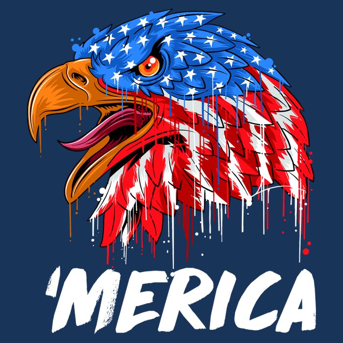 Sweet Merica Ball Eagle 16 in Basic Backpack