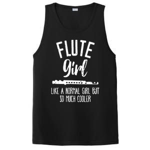 School Marching Band Funny Flute Girl PosiCharge Competitor Tank