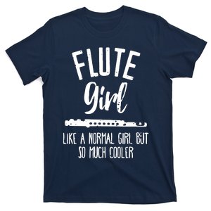 School Marching Band Funny Flute Girl T-Shirt