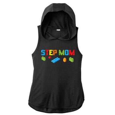 Stepmom Master Builder Building Bricks Blocks Family Parents Great Gift Ladies PosiCharge Tri-Blend Wicking Draft Hoodie Tank