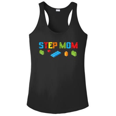 Stepmom Master Builder Building Bricks Blocks Family Parents Great Gift Ladies PosiCharge Competitor Racerback Tank