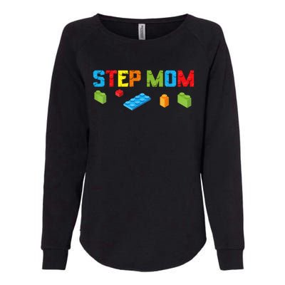 Stepmom Master Builder Building Bricks Blocks Family Parents Great Gift Womens California Wash Sweatshirt