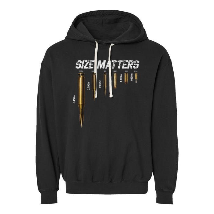 Size Matters Bullets Garment-Dyed Fleece Hoodie