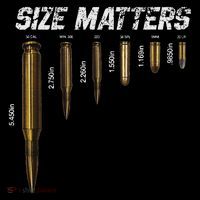 Size Matters Bullets Tall T-Shirt