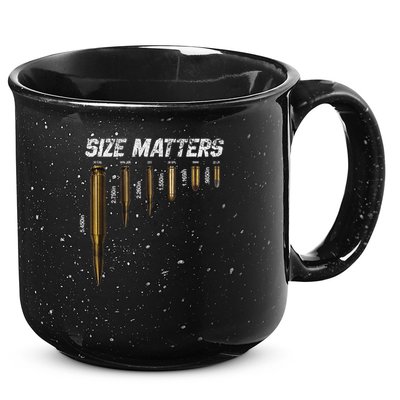 Size Matters Bullets 15oz Campfire Ceramic Mug