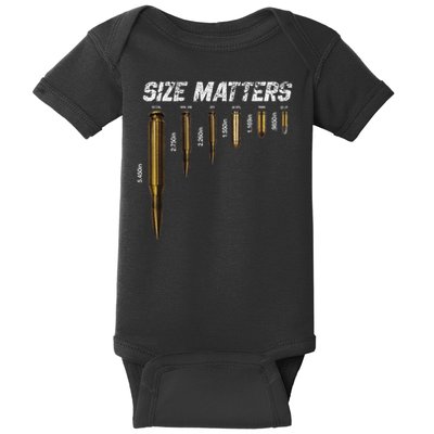 Size Matters Bullets Baby Bodysuit