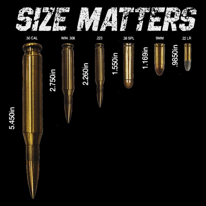 Size Matters Bullets Toddler Sweatshirt