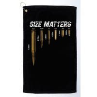 Size Matters Bullets Golf Towel