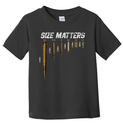 Size Matters Bullets Toddler T-Shirt