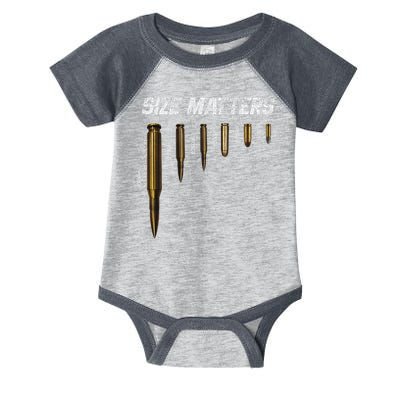 Size Matters Bullets Infant Baby Jersey Bodysuit