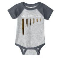 Size Matters Bullets Infant Baby Jersey Bodysuit