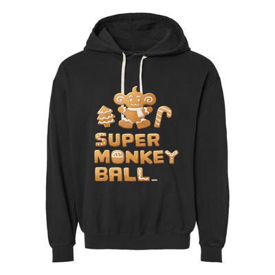 Super Monkey Ball Happy Holidays 03 Garment-Dyed Fleece Hoodie