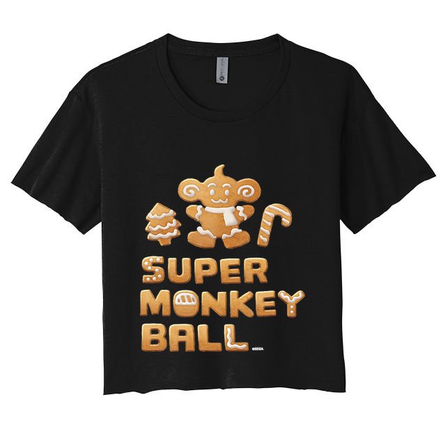 Super Monkey Ball Happy Holidays 03 Crop Top
