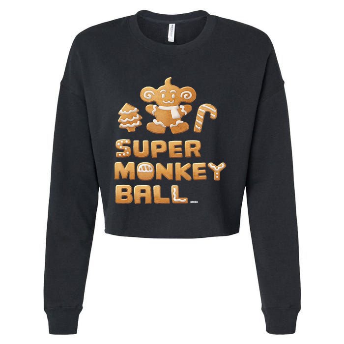Super Monkey Ball Happy Holidays 03 Cropped Pullover Crew