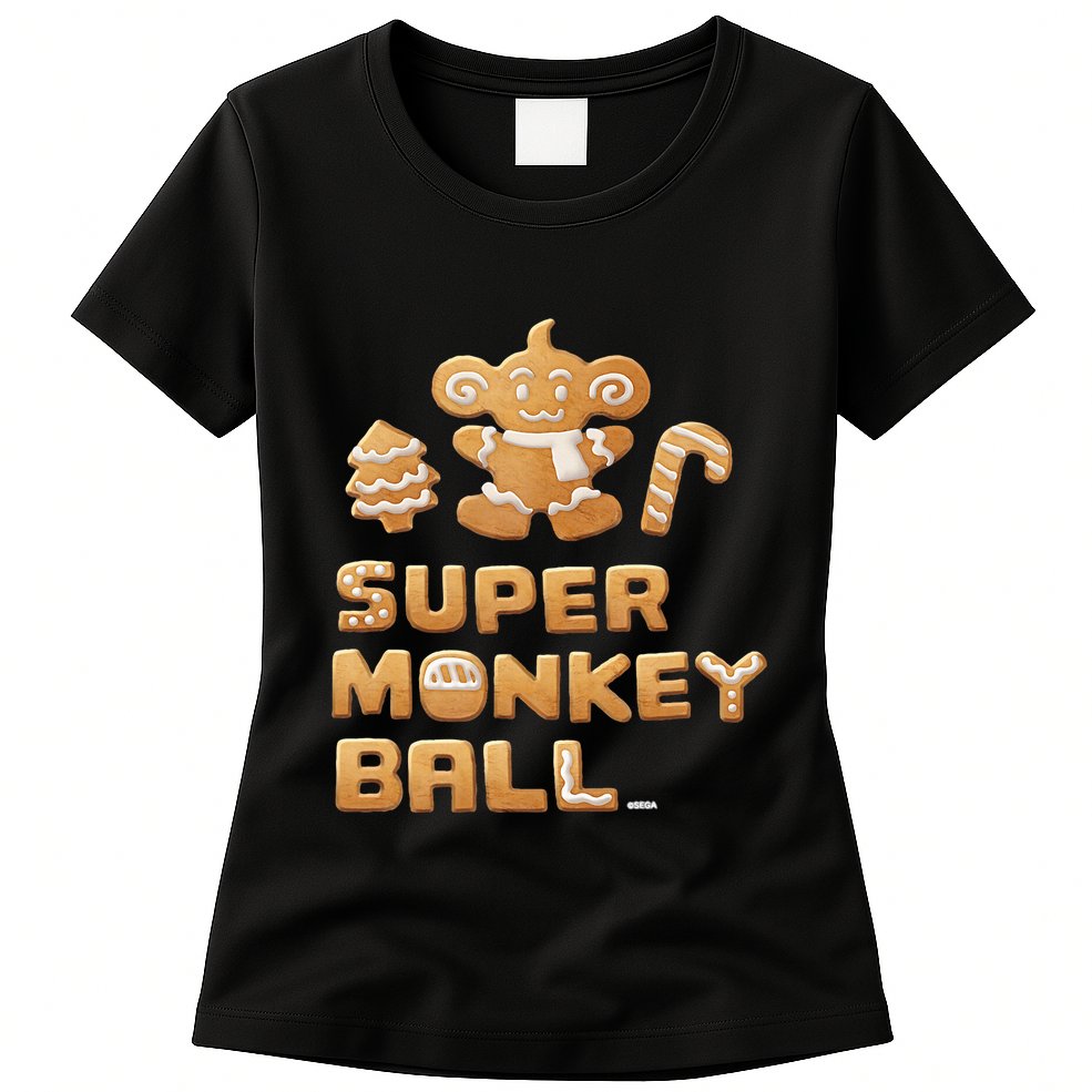 Super Monkey Ball Happy Holidays 03 Womens T-Shirt