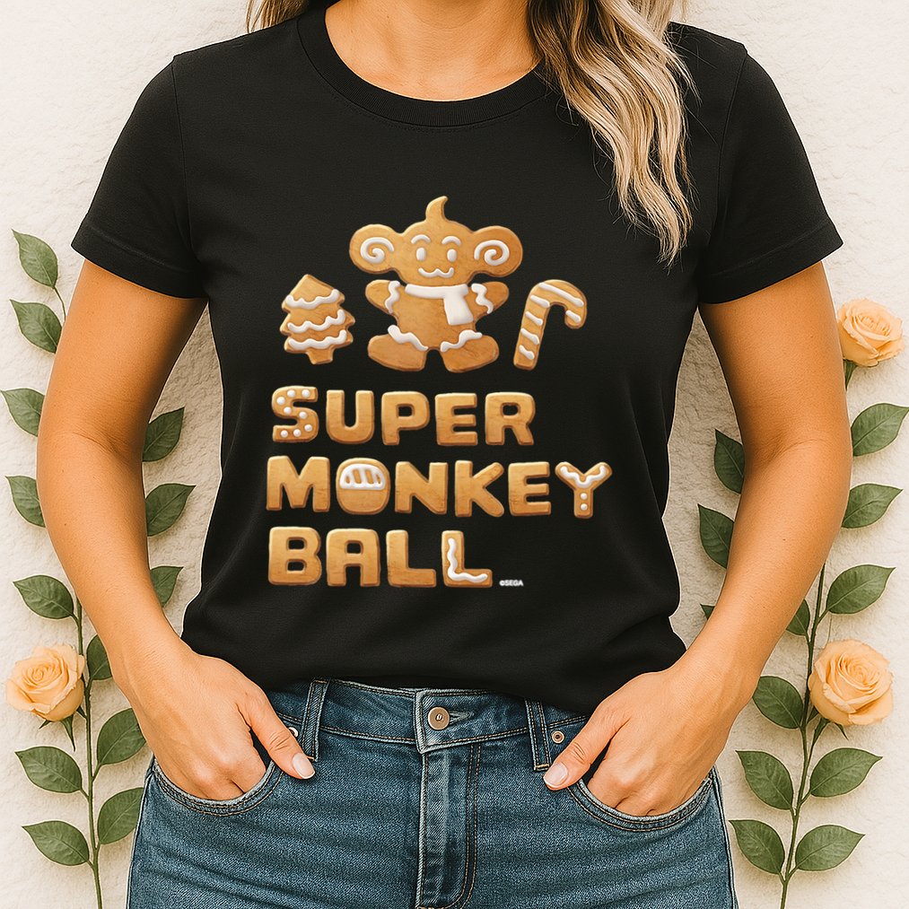 Super Monkey Ball Happy Holidays 03 Womens T-Shirt