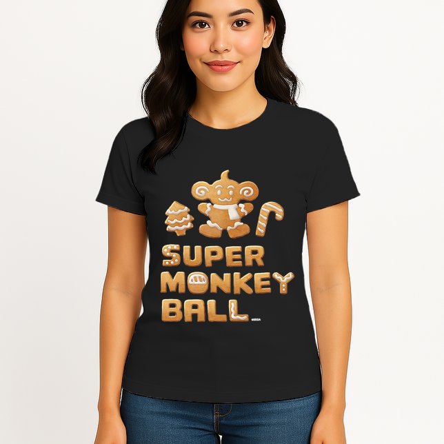 Super Monkey Ball Happy Holidays 03 Womens T-Shirt