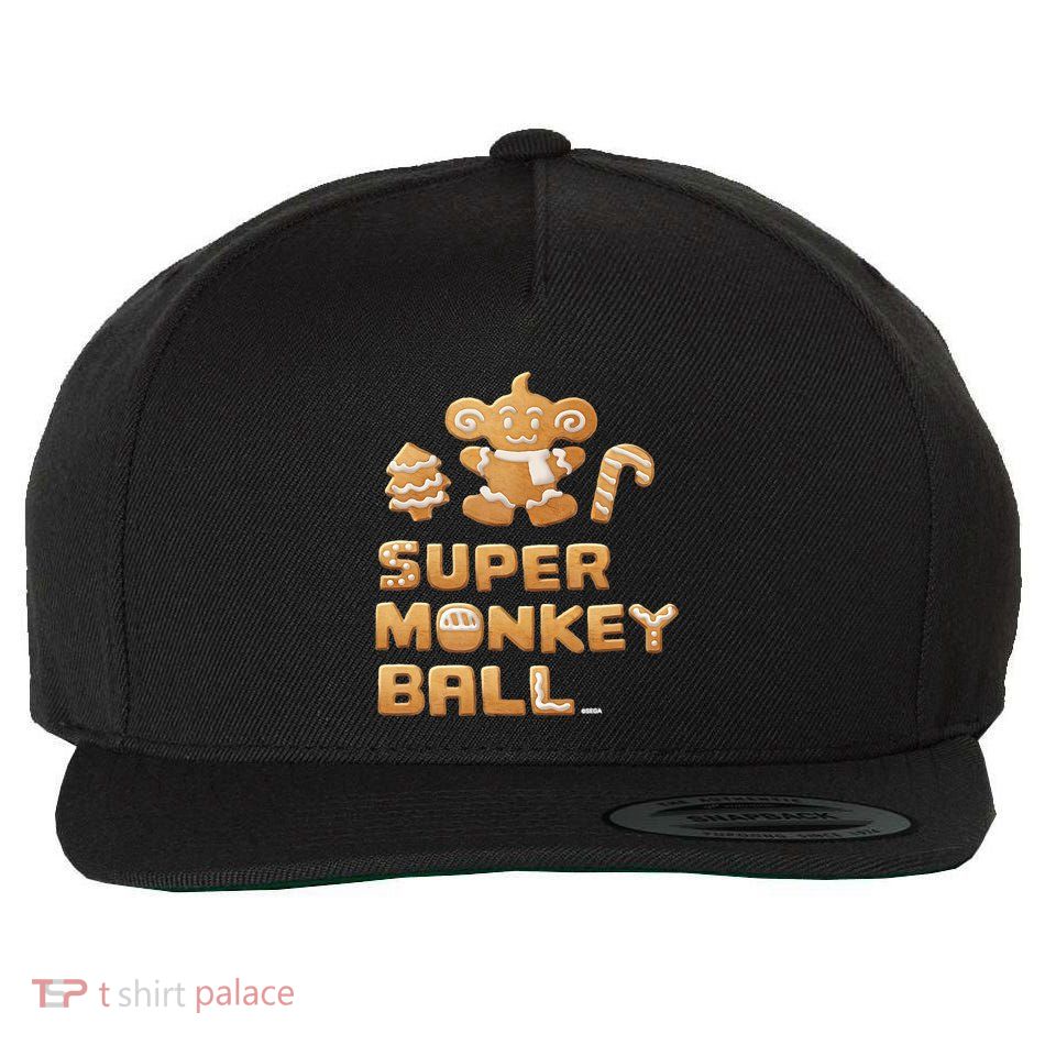 Super Monkey Ball Happy Holidays 03 Wool Snapback Cap