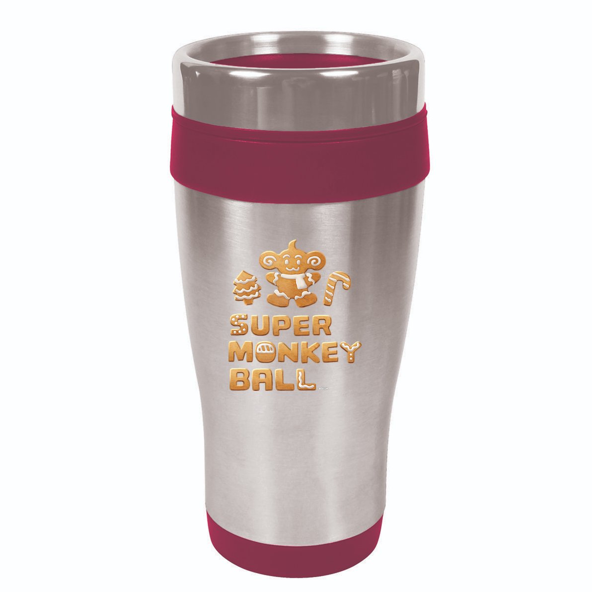 Super Monkey Ball Happy Holidays 03 16oz Travel Tumbler