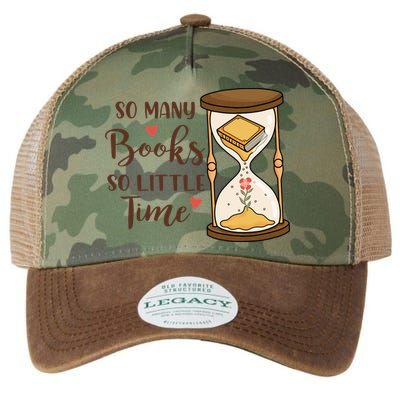 So Many Books So Little Time Gift For Reading Books Legacy Tie Dye Trucker Hat