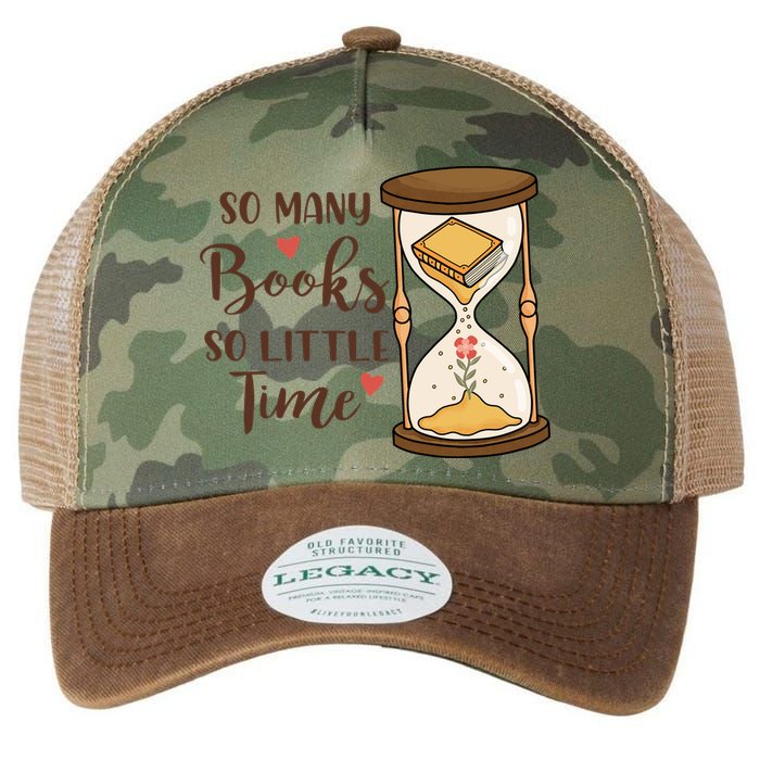 So Many Books So Little Time Gift For Reading Books Legacy Tie Dye Trucker Hat