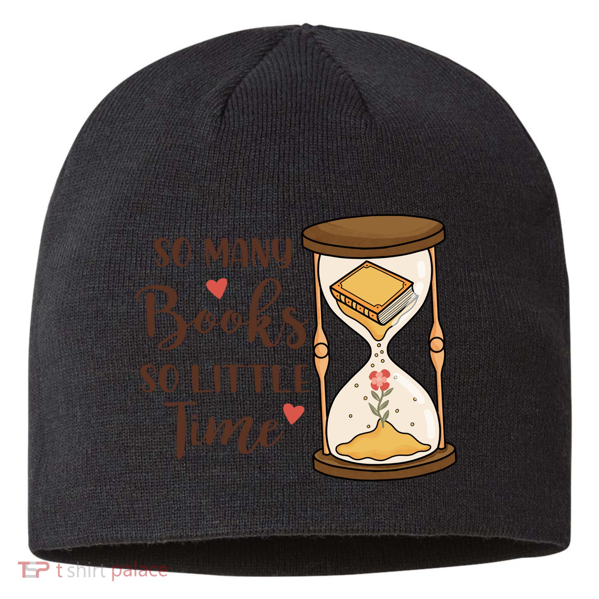 So Many Books So Little Time Gift For Reading Books Sustainable Beanie