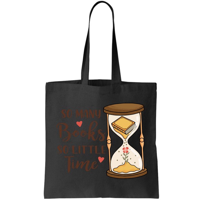 So Many Books So Little Time Gift For Reading Books Bag