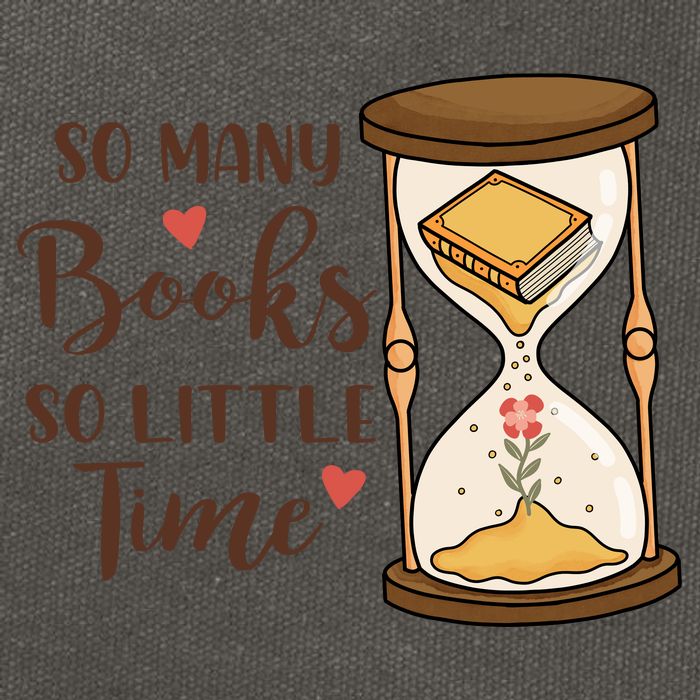 So Many Books So Little Time Gift For Reading Books Cotton Canvas Backpack