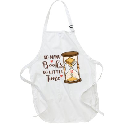 So Many Books So Little Time Gift For Reading Books Apron