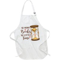 So Many Books So Little Time Gift For Reading Books Apron