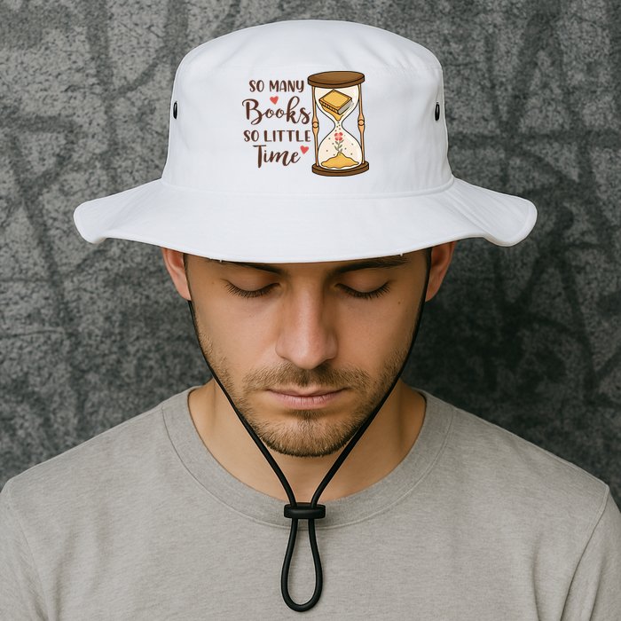 So Many Books So Little Time Gift For Reading Books Bucket Hat