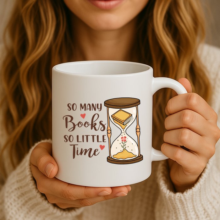 So Many Books So Little Time Gift For Reading Books Mug