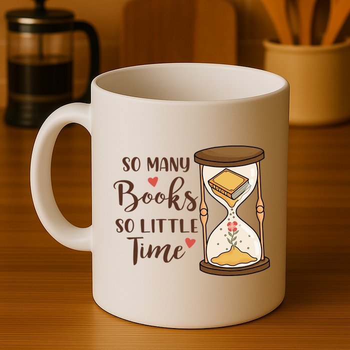 So Many Books So Little Time Gift For Reading Books Mug