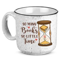 So Many Books So Little Time Gift For Reading Books 15oz Campfire Ceramic Mug
