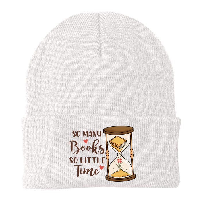 So Many Books So Little Time Gift For Reading Books Beanie