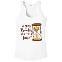 So Many Books So Little Time Gift For Reading Books Ladies PosiCharge Competitor Racerback Tank