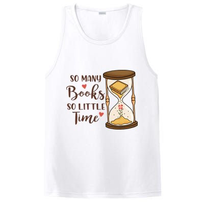 So Many Books So Little Time Gift For Reading Books PosiCharge Competitor Tank