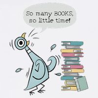 So Many Books And So Little Time Pigeon Library Reading T-Shirt