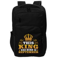 September Month Birthday Design Born In September Gift Impact Tech Backpack