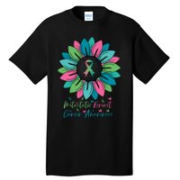 Sunflower Metastatic Breast Cancer Awareness Month Tall T-Shirt