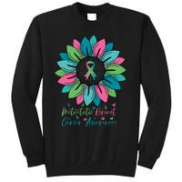 Sunflower Metastatic Breast Cancer Awareness Month Tall Sweatshirt