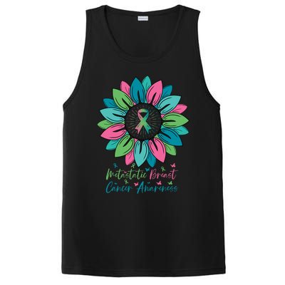 Sunflower Metastatic Breast Cancer Awareness Month PosiCharge Competitor Tank