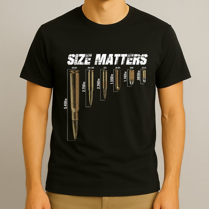 Size Matter Bullet Measure Up T-Shirt