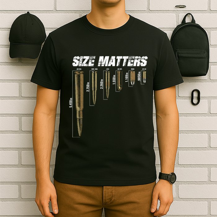 Size Matter Bullet Measure Up T-Shirt