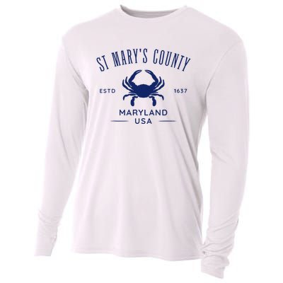 St MaryS County In Southern Maryland Est 1637 Cooling Performance Long Sleeve Crew