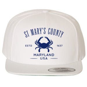 St MaryS County In Southern Maryland Est 1637 Wool Snapback Cap