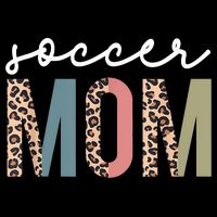 Soccer Mom Cute Mom Life Soccer Game Day Cheer Mom Leopard Cooling Performance Crew T-Shirt